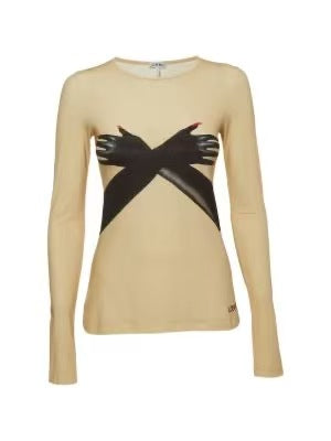 Loewe 2022 Glove Print Long-Sleeve Shirt