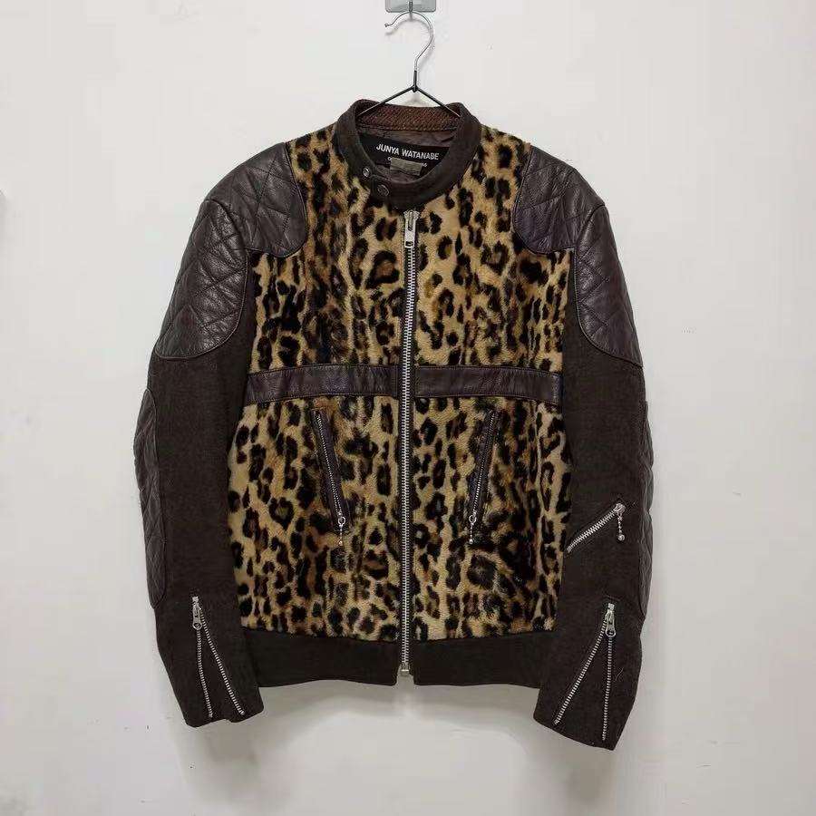 Junya Watanabe Leopard Rider Jacket