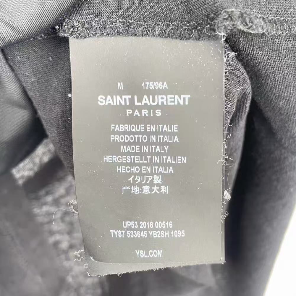 Saint Laurent Eiffel Tower Print Tee