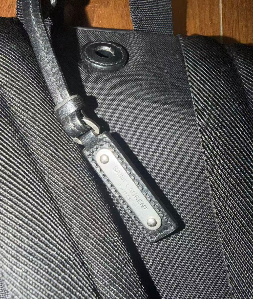 Saint Laurent Acid Wash City Backpack