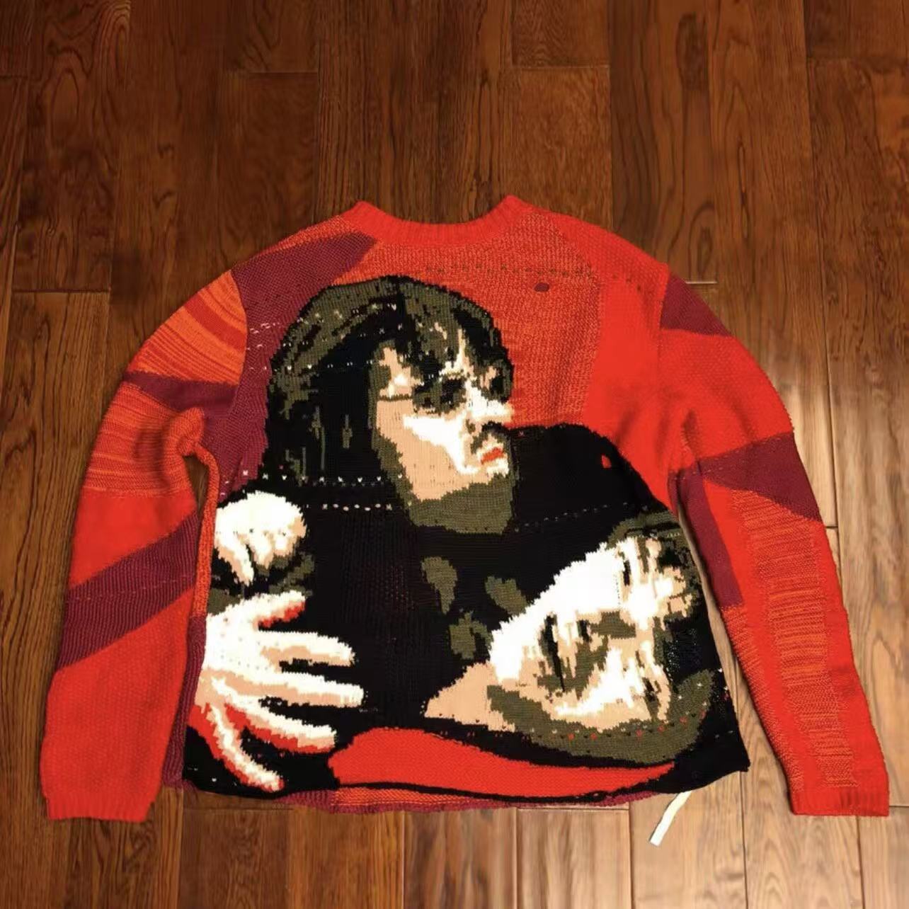 Off-White  2017SS "Mirror Mirror" Knit Long-Sleeve Tee