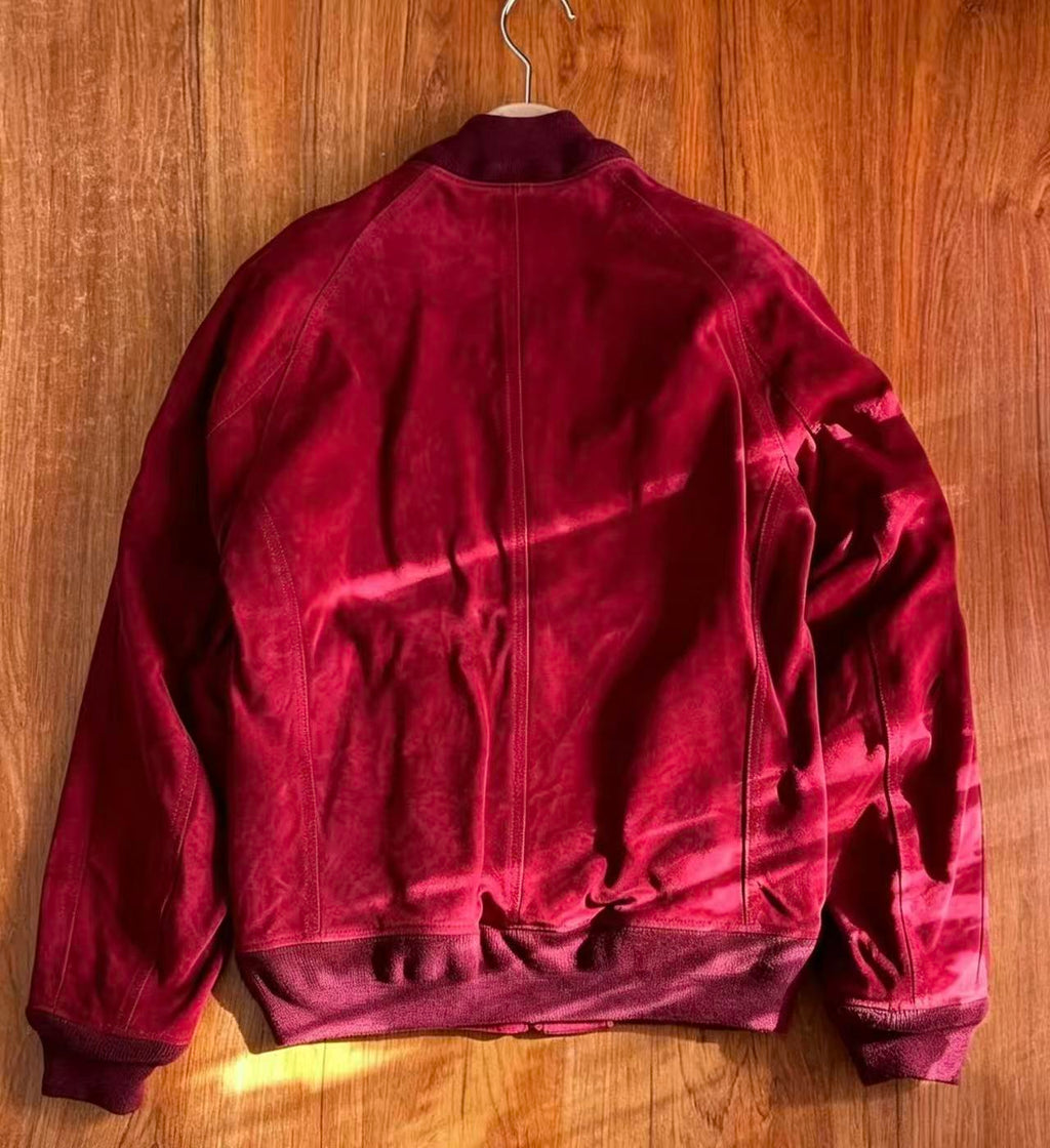Visvim 14AW Suede Varsity Jacket