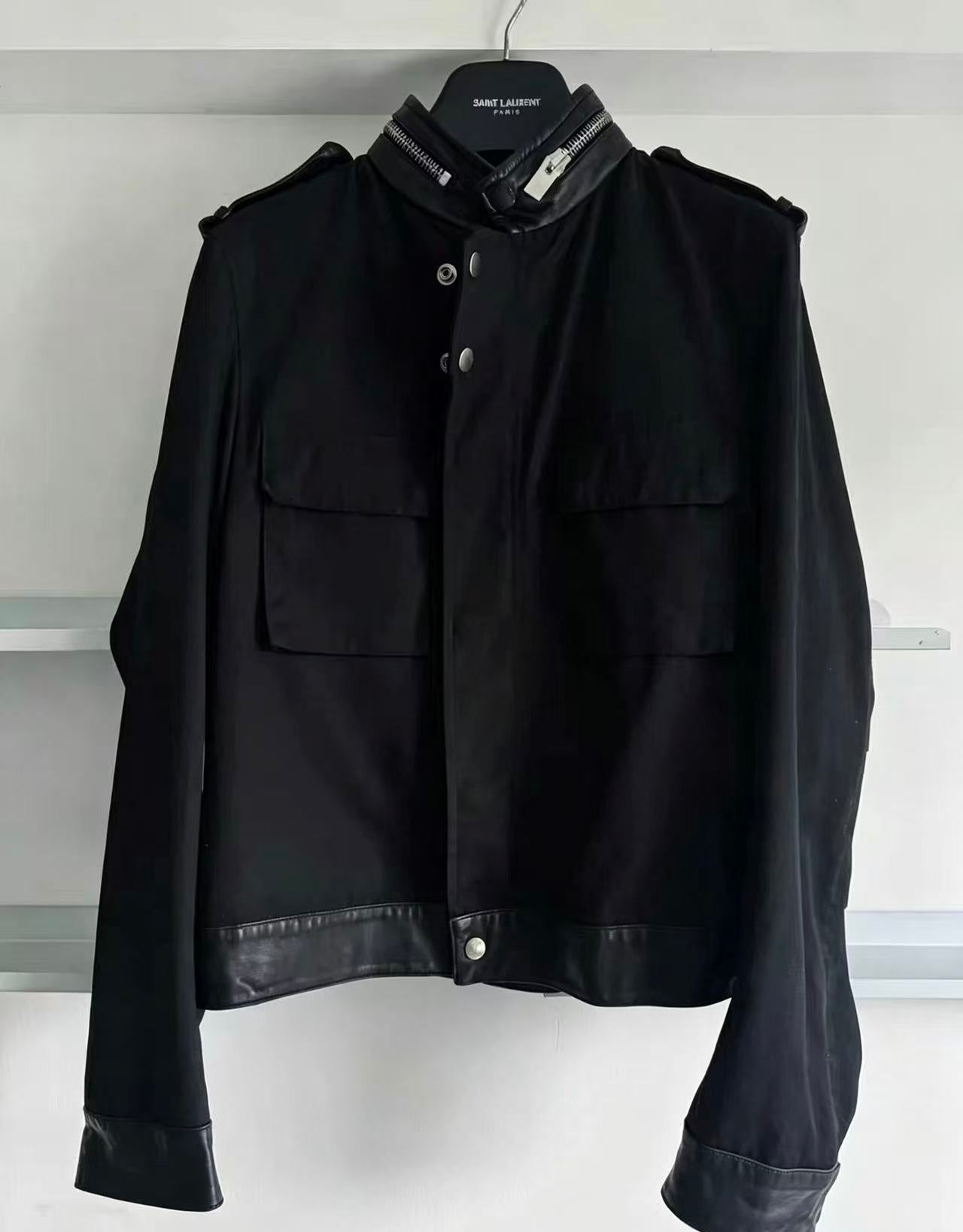 Saint Laurent 13SS Black Officer Jacket