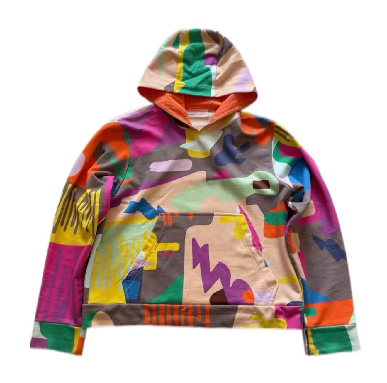 Walter Van Beirendonck 19AW Multi-color Drip Print Hoodie