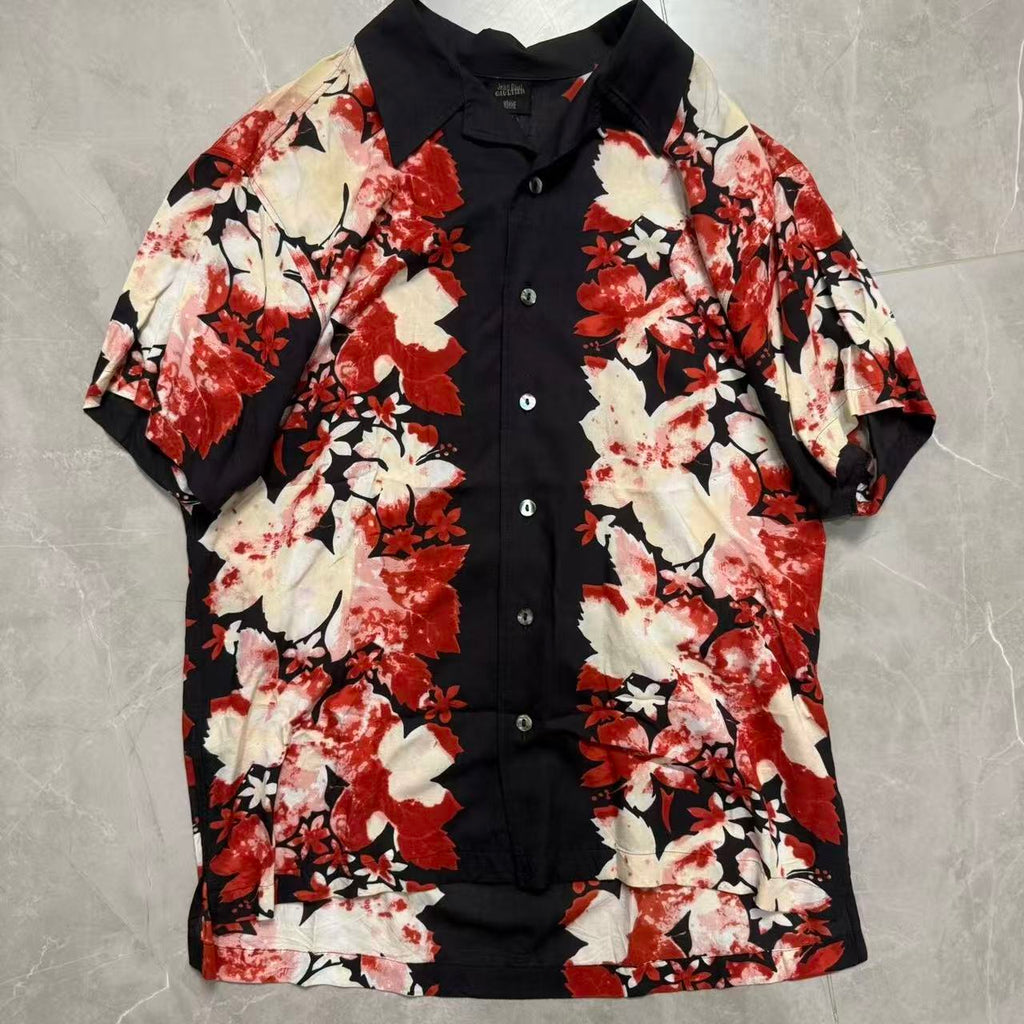 Jean Paul Gaultier Floral Short-Sleeve Shirt