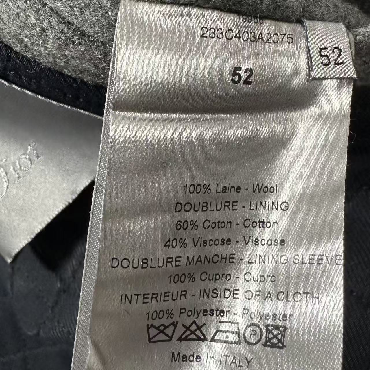 Dior Homme Wool Biker Jacket
