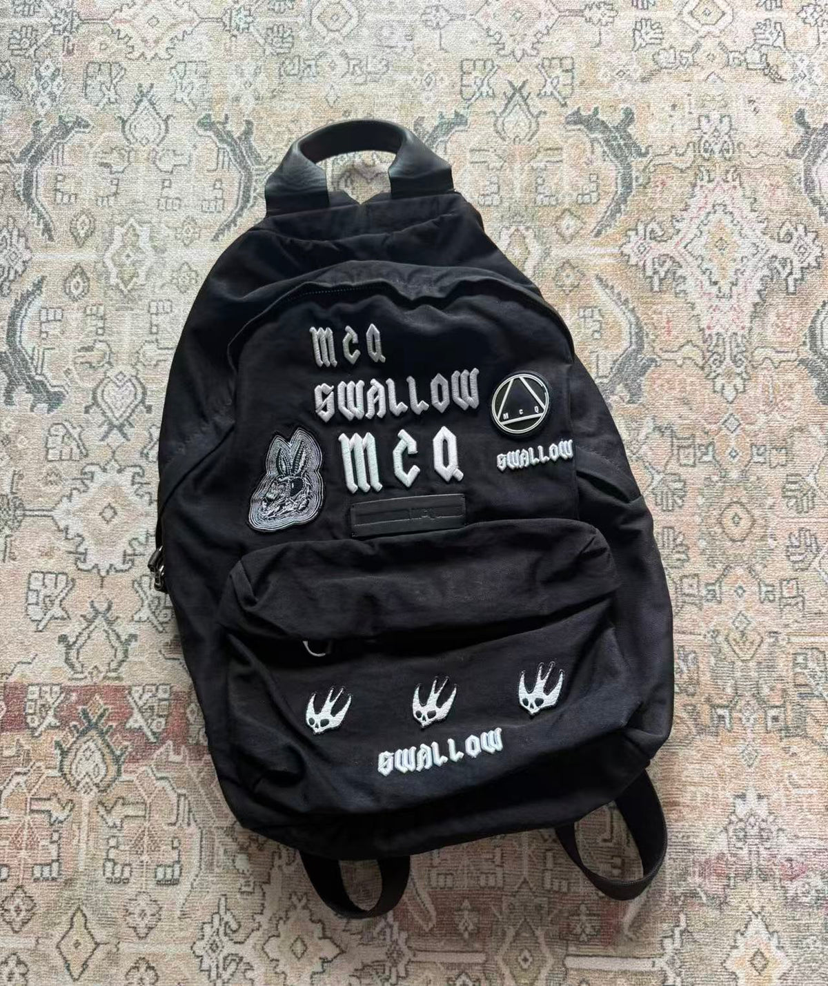 Alexander Mcqueen Swallow Classic Backpack