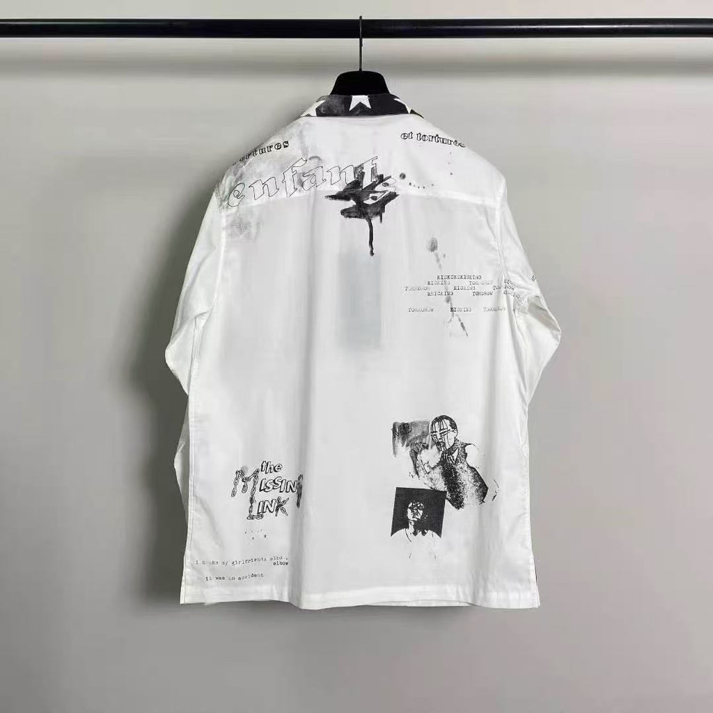 Enfants Riches Deprimes White Black Untitled 77 Lake Geneva Shirt