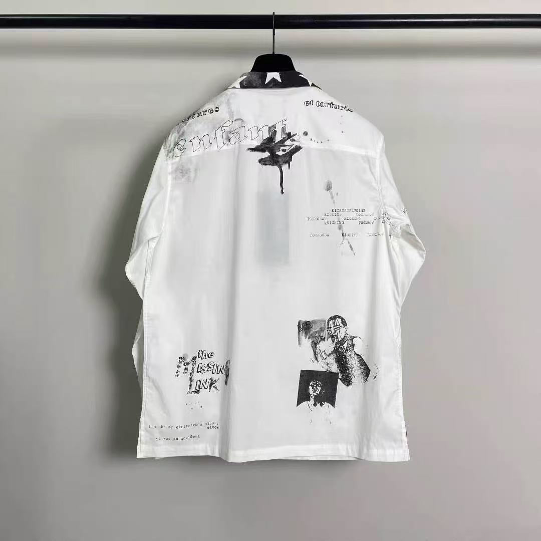 Enfants Riches Deprimes White Black Untitled 77 Lake Geneva Shirt