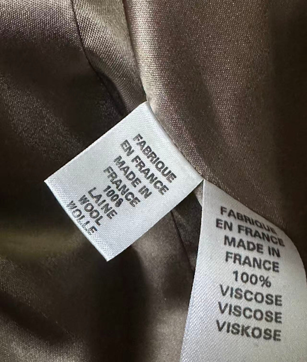 Lemaire 98AW Fur Collar Wool Jacket