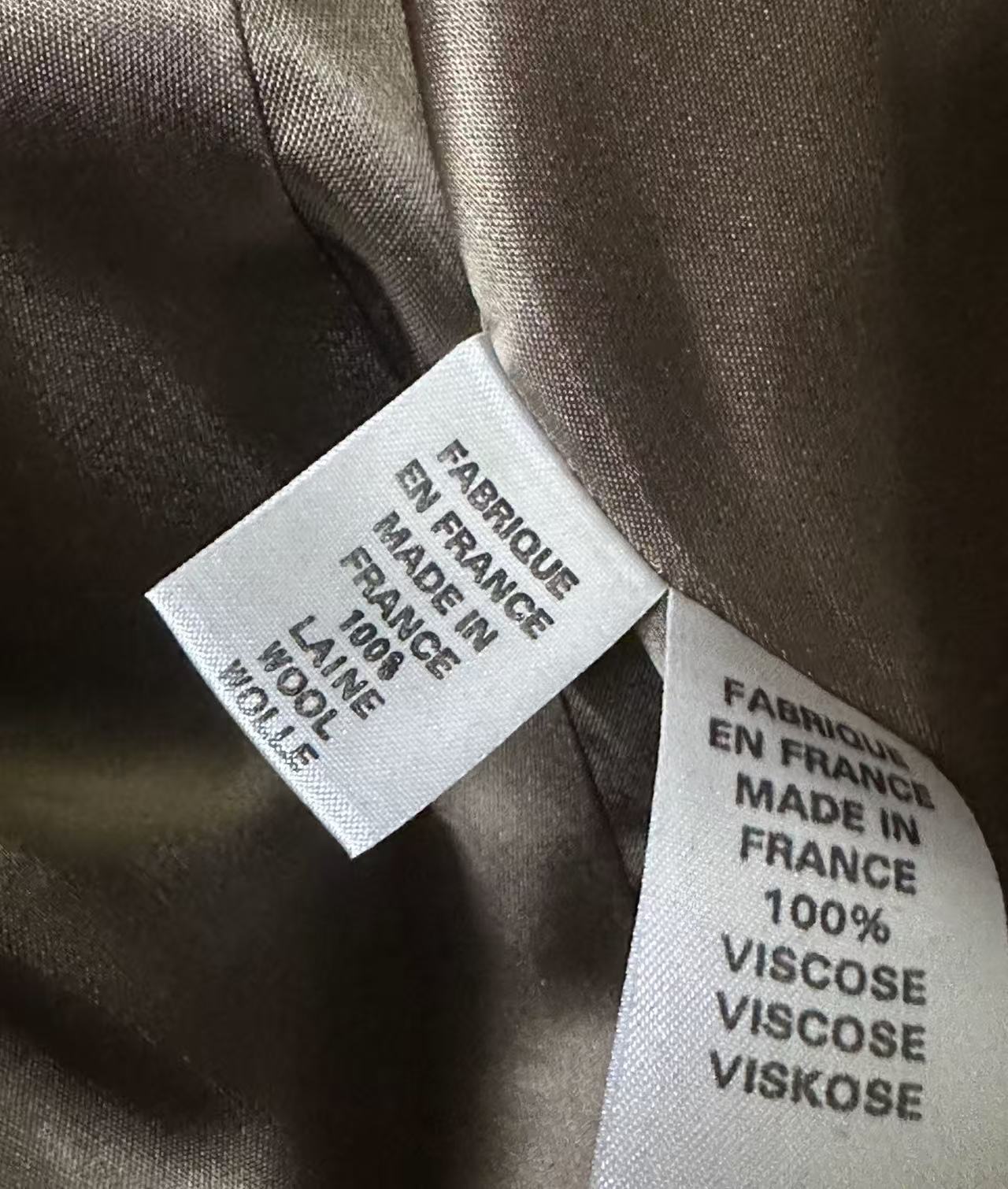 Lemaire 98AW Fur Collar Wool Jacket
