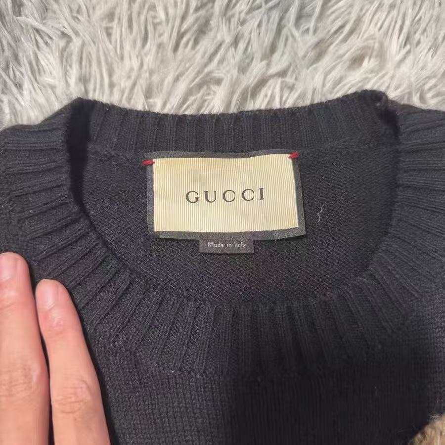 Gucci 2016 Embroidered Bear Sweatershirt