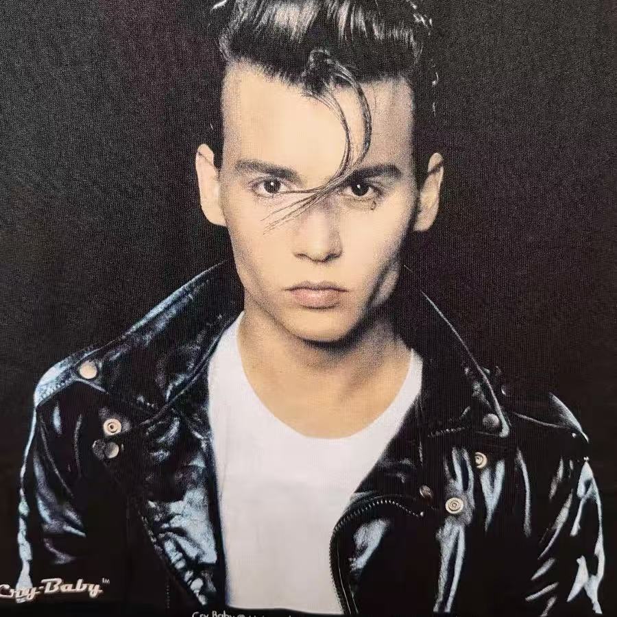Dolce&Gabbana Cry Baby Johnny Depp Print Tee