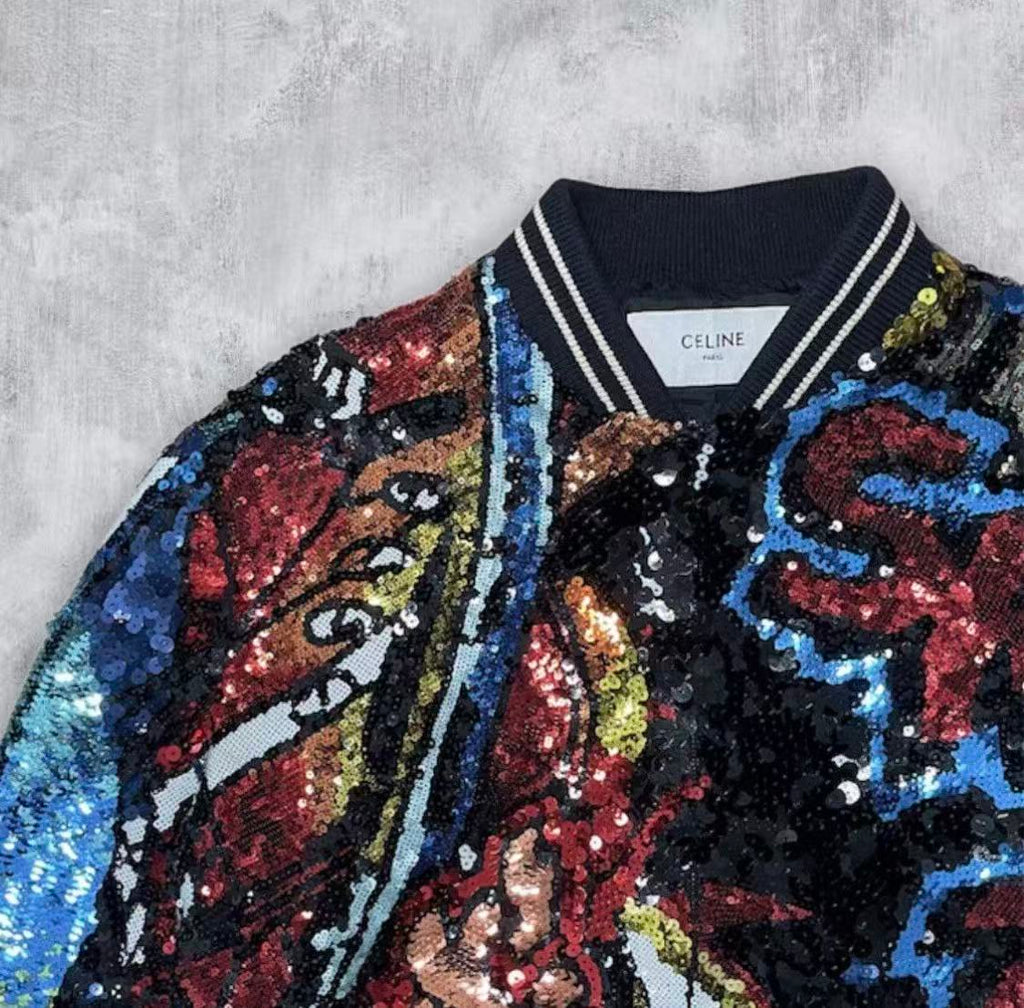 Celine 19SS Sequin Teddy Jacket
