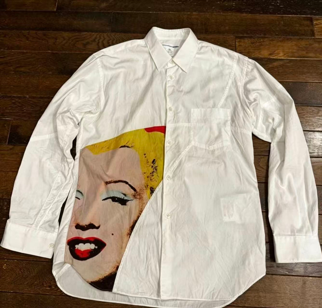 Comme Des Garcons SHIRT Andy Warhol Marilyn Monroe Shirt