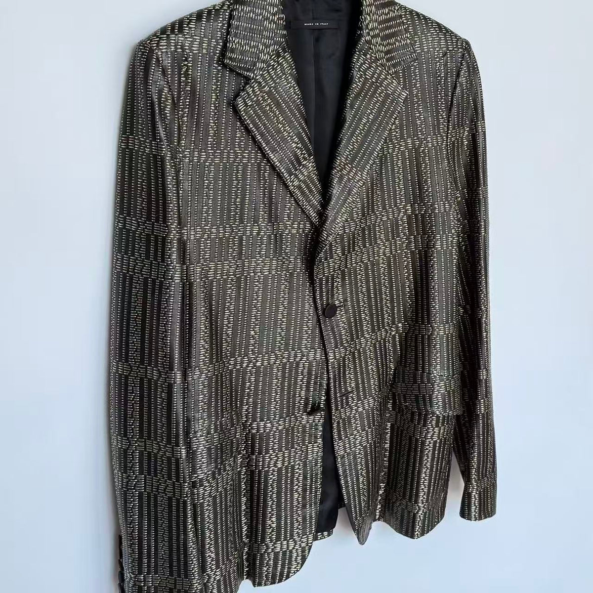 Gucci 12FW By Frida Giannini Check Pattern Blazer