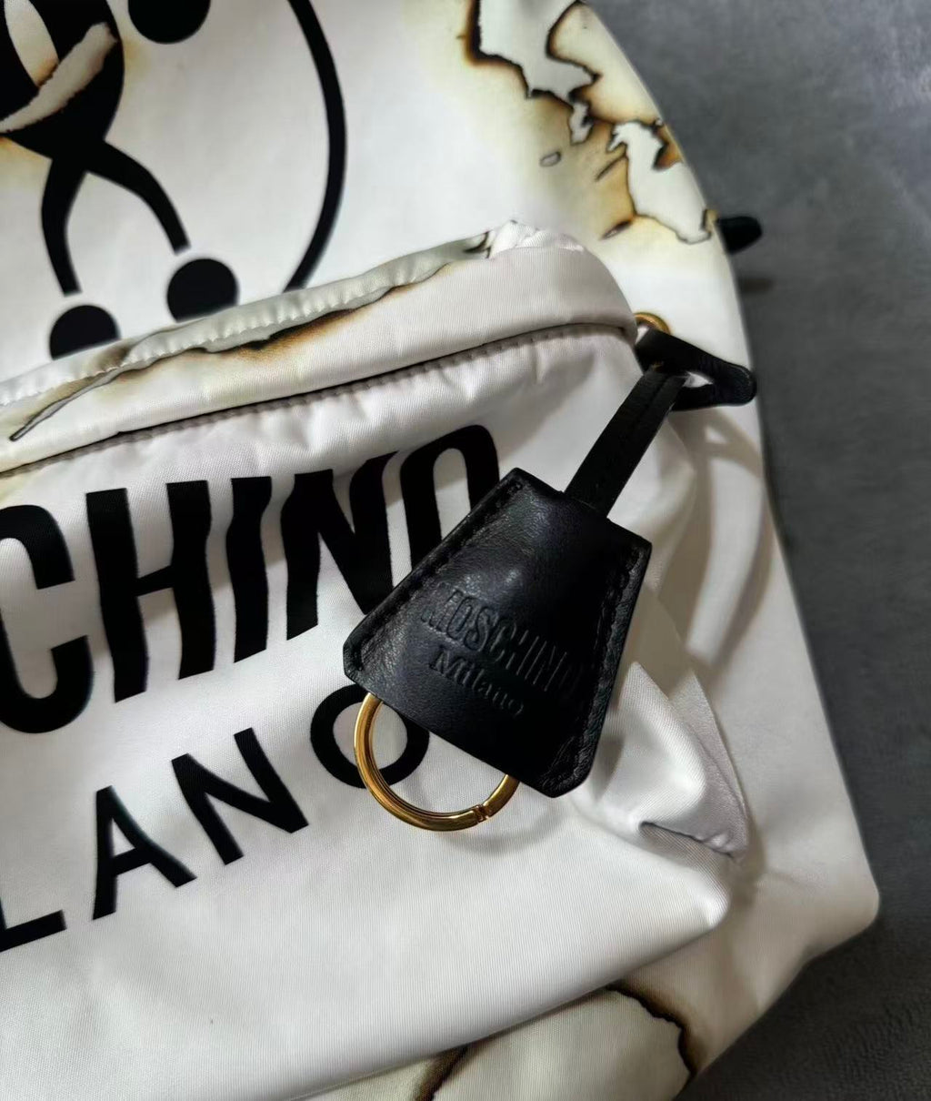 Moschino 14FW Cigarette Burn Backpack