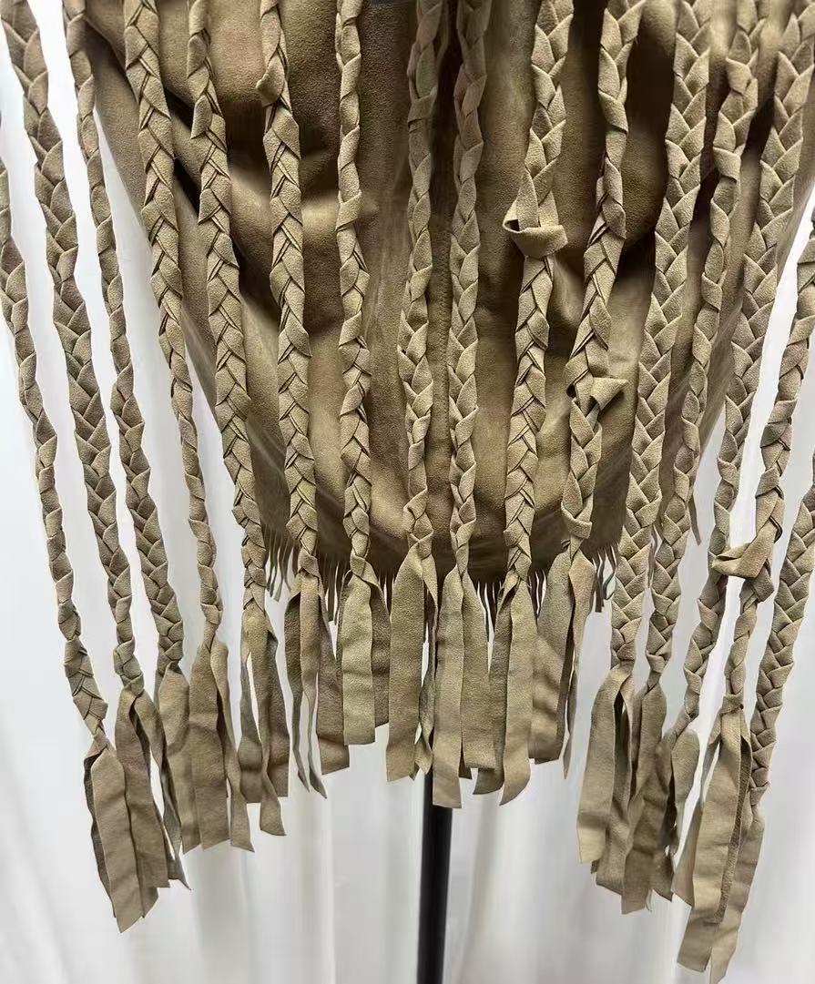 Junya Watanabe 14SS Suede Fringe Tee
