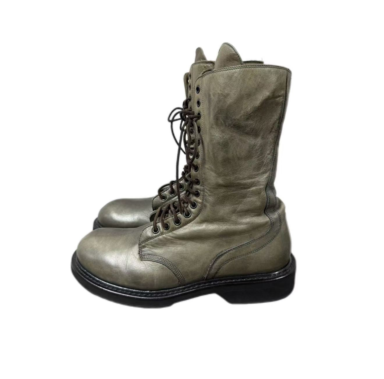 Rick Owens  combat boots