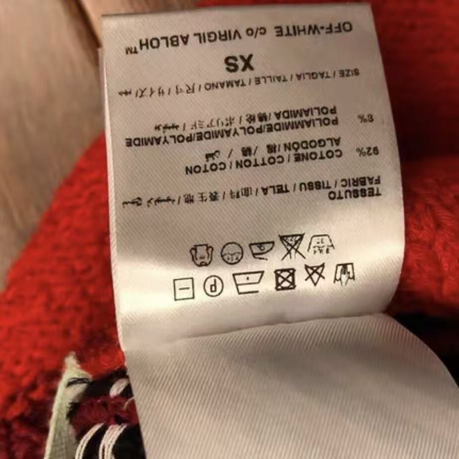 Off-White  2017SS "Mirror Mirror" Knit Long-Sleeve Tee