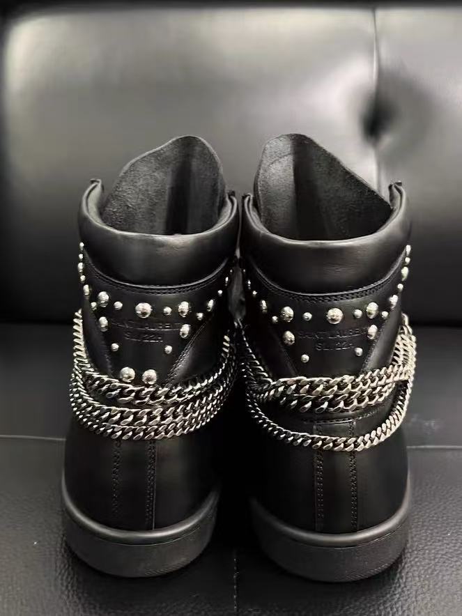 Saint Laurent SL-22 Studded High Top Sneakers