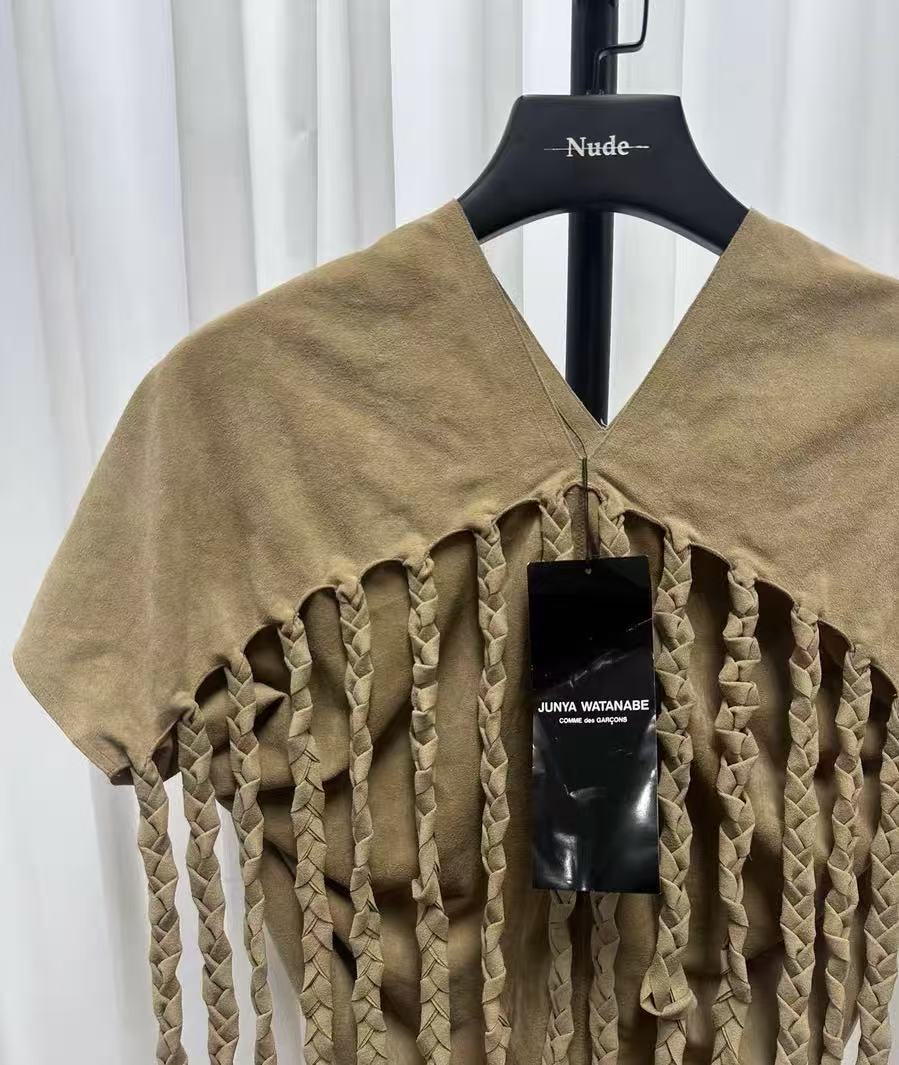 Junya Watanabe 14SS Suede Fringe Tee