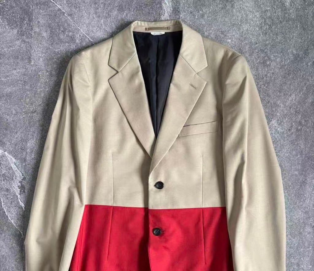 Comme des Garçons Homme Plus 2024SS Wool Long Jacket With Double Sleeves