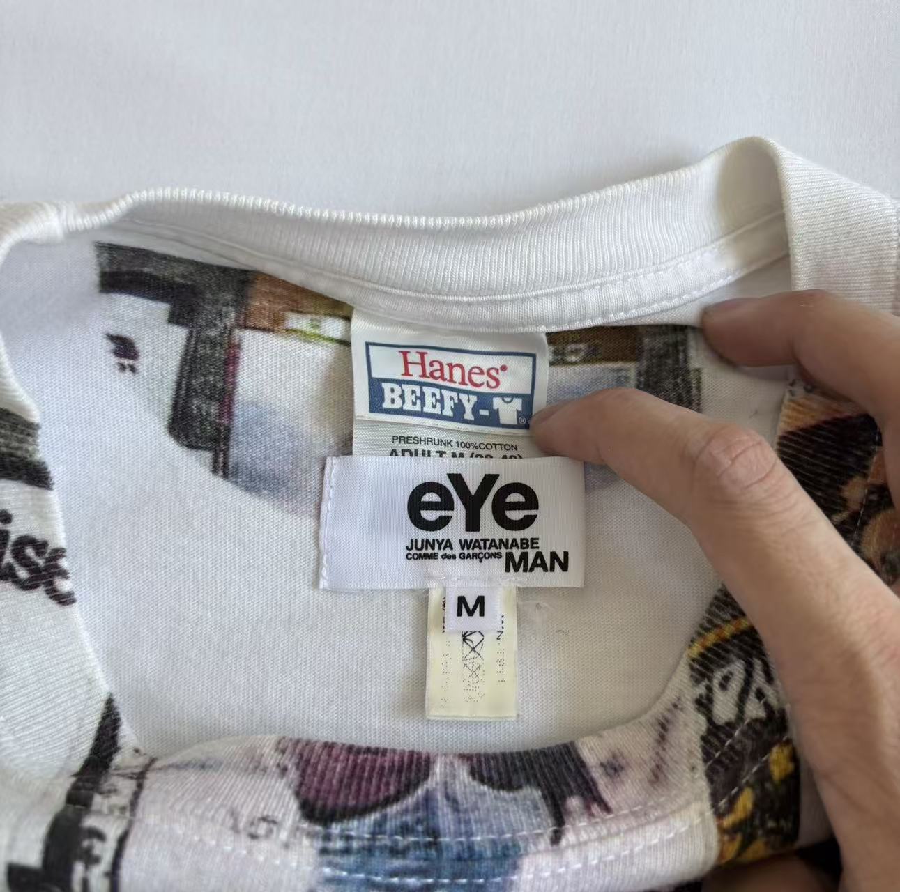 Junya Watanabe MAN eYe Poster Collage Print Short Sleeve Tee