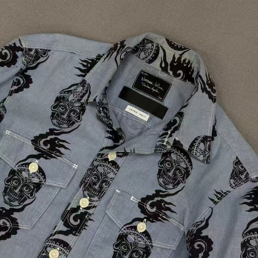 Number Nine 06AW Magical Design Skull Printed Shirt