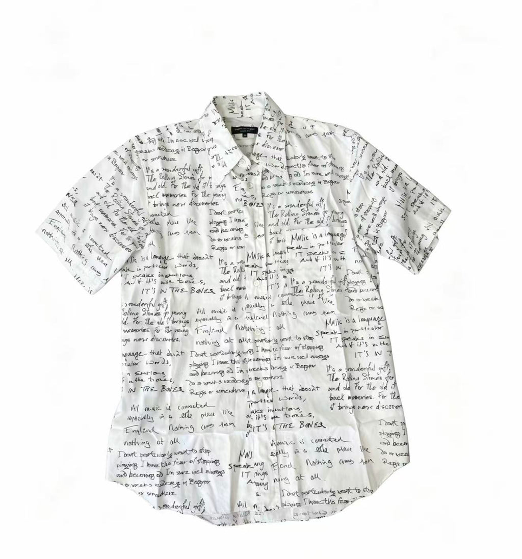 Comme des Garcons homme plus 05ss poem shirt