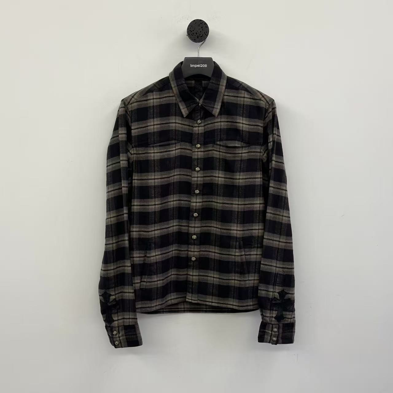 Chrome Hearts Botton Up Flannel Shirt
