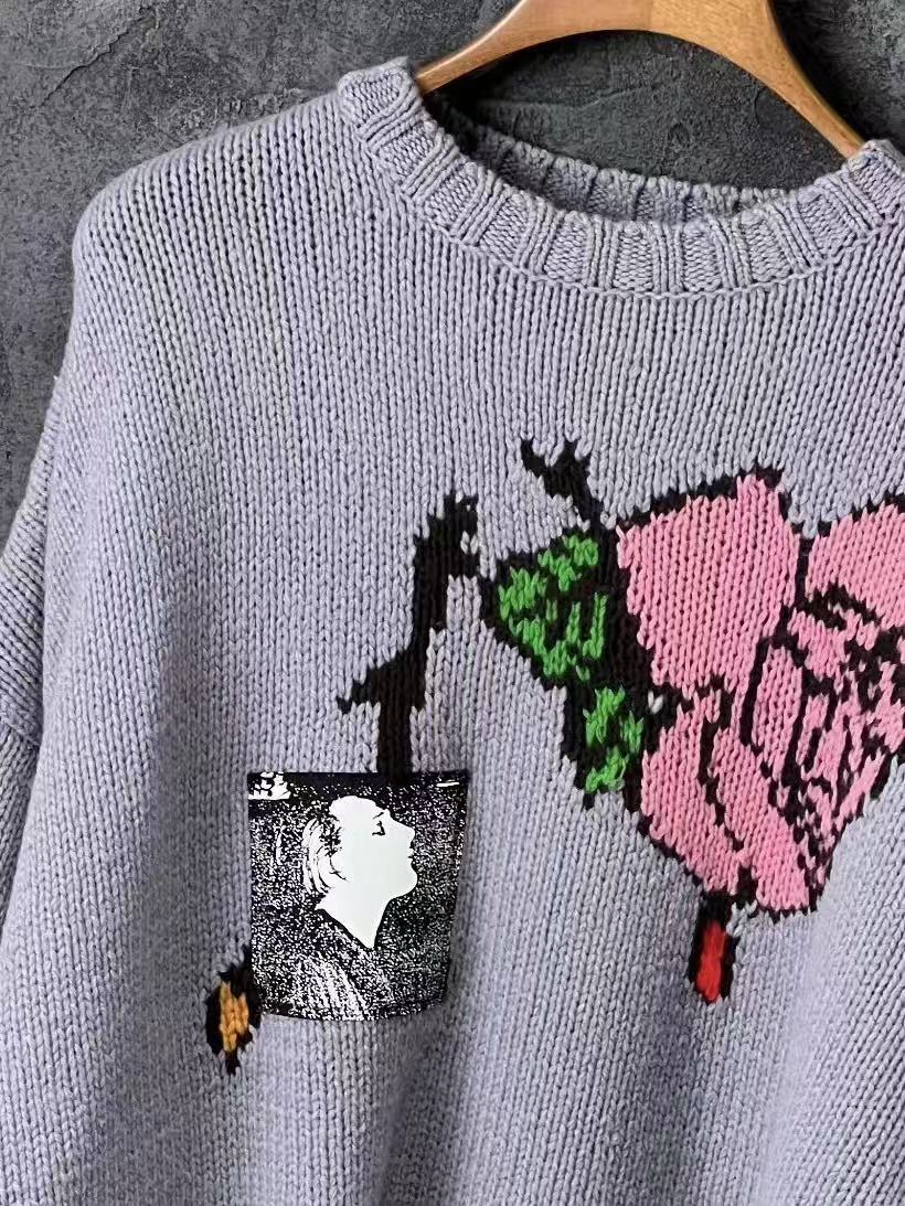 Undercover 23AW New Rose Sweater