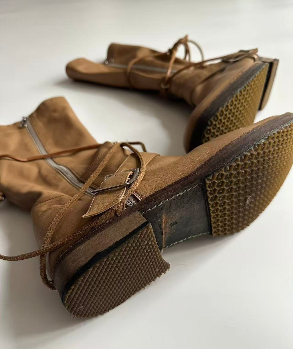 Undercover 05AW Cord-Wrapped Boots