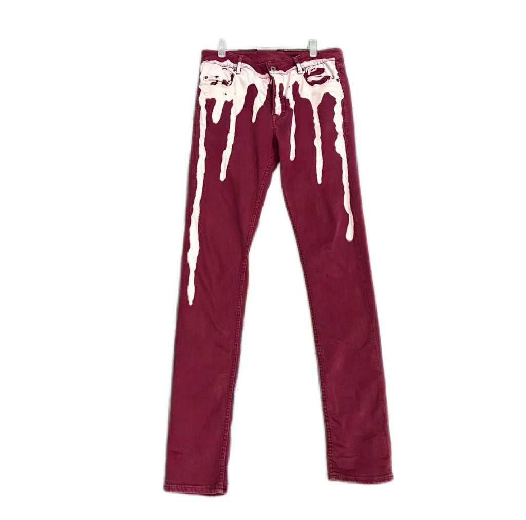 Rick Owens Drkshdw 19FW Bleach Vomit Jeans
