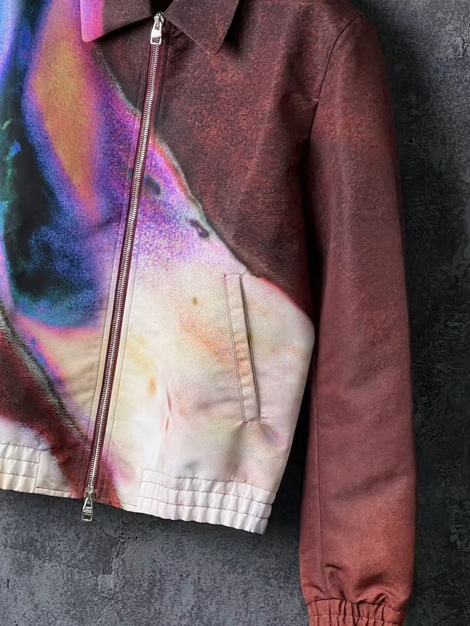 Alexander Mcqueen 23FW Luminous Flower Blouson Jacket