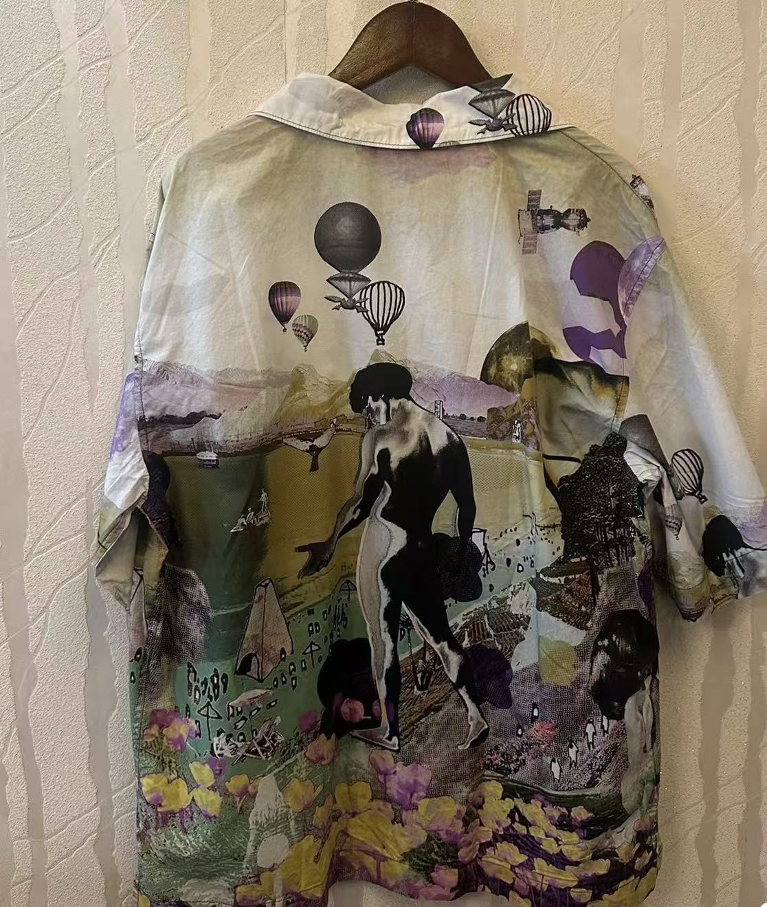 Prada 19ss statue print shirt