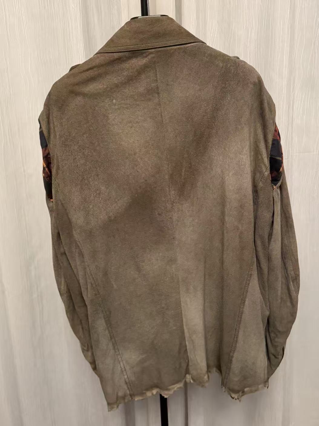 Alexander Mcqueen 11SS Deconstructed Suede Moto Jacket