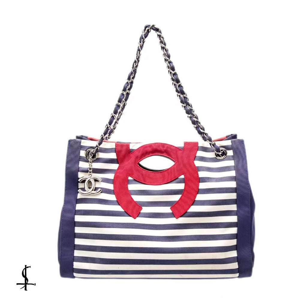 Chanel Venice CC Mariniere Tote Bag
