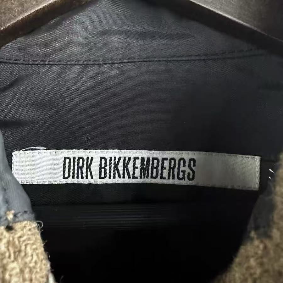 Dirk Bikkembergs Heavy-Duty Wool Zip-up Jacket