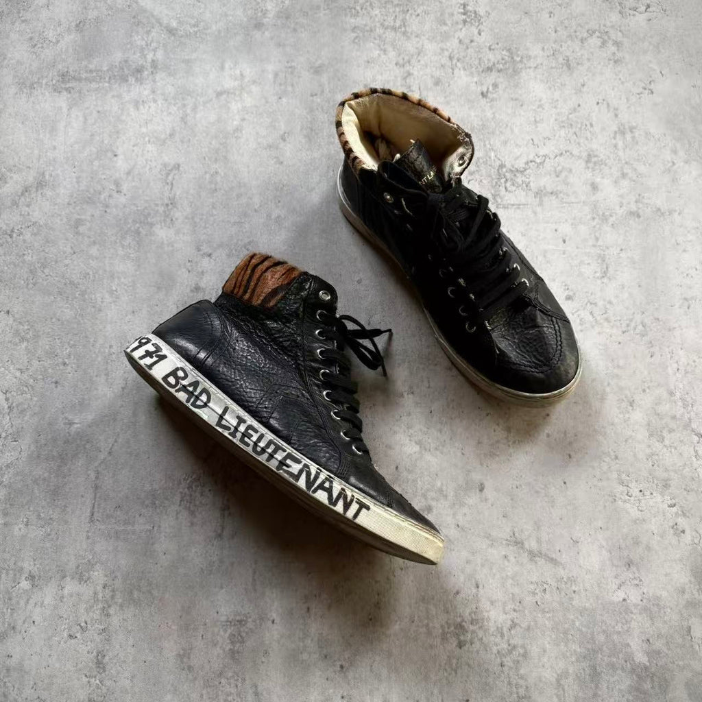 Saint Laurent Bad Lieutenant Hi Top Sneakers