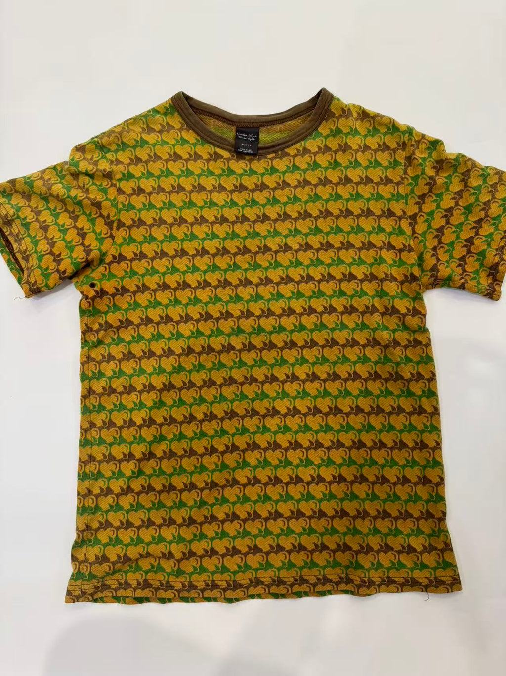 Number Nine 03ss Heart Pattern Jacquard Tee