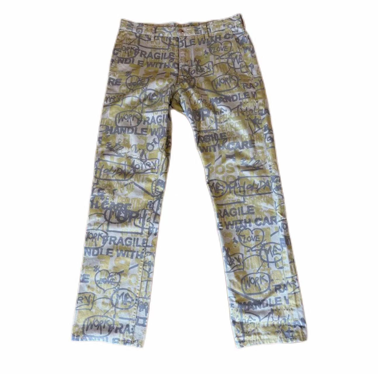 Comme Des Garcons Homme Plus 07SS Golden Boy Graffiti Pants