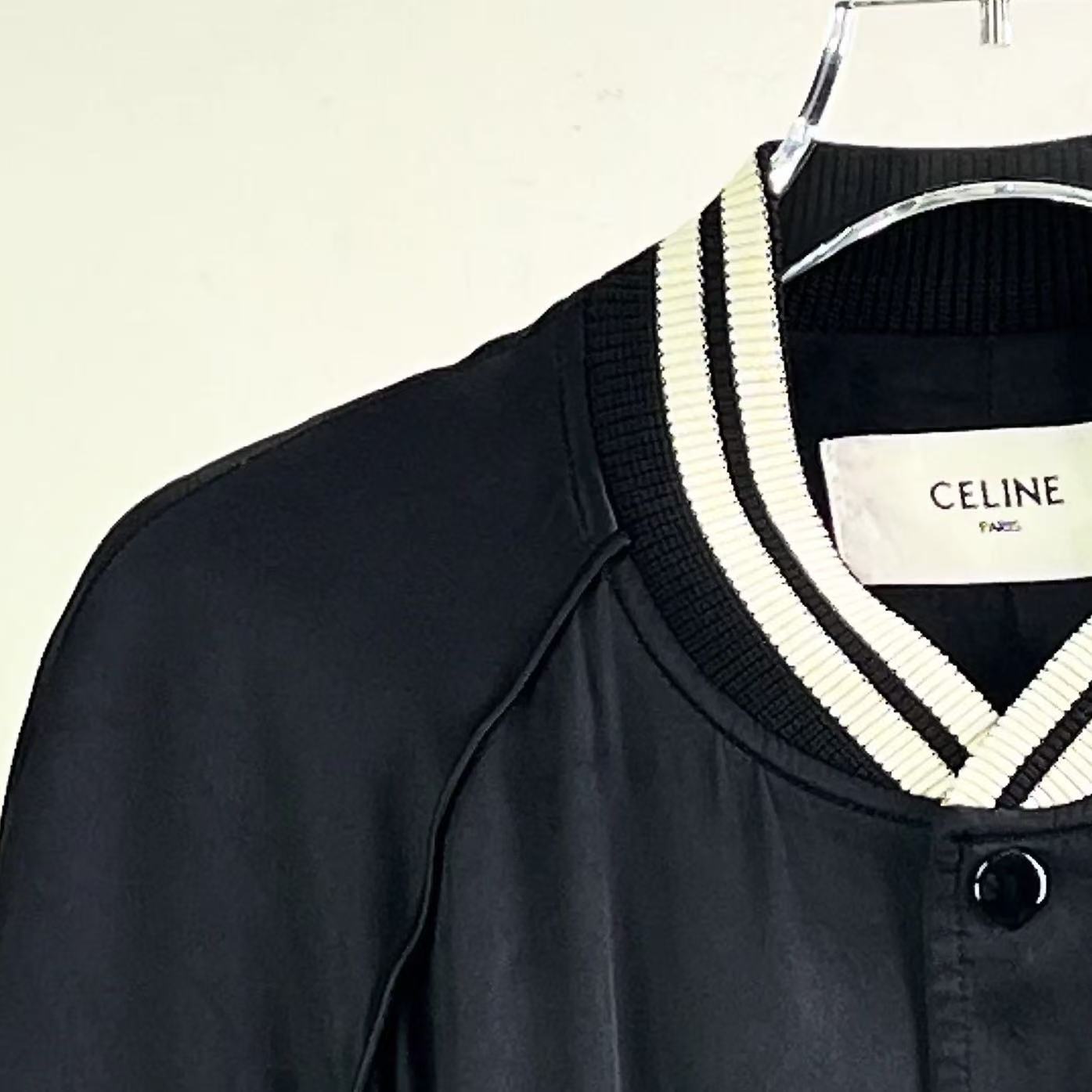 Celine 20SS Nostalgia Varsity Teddy Souvenir Jacket