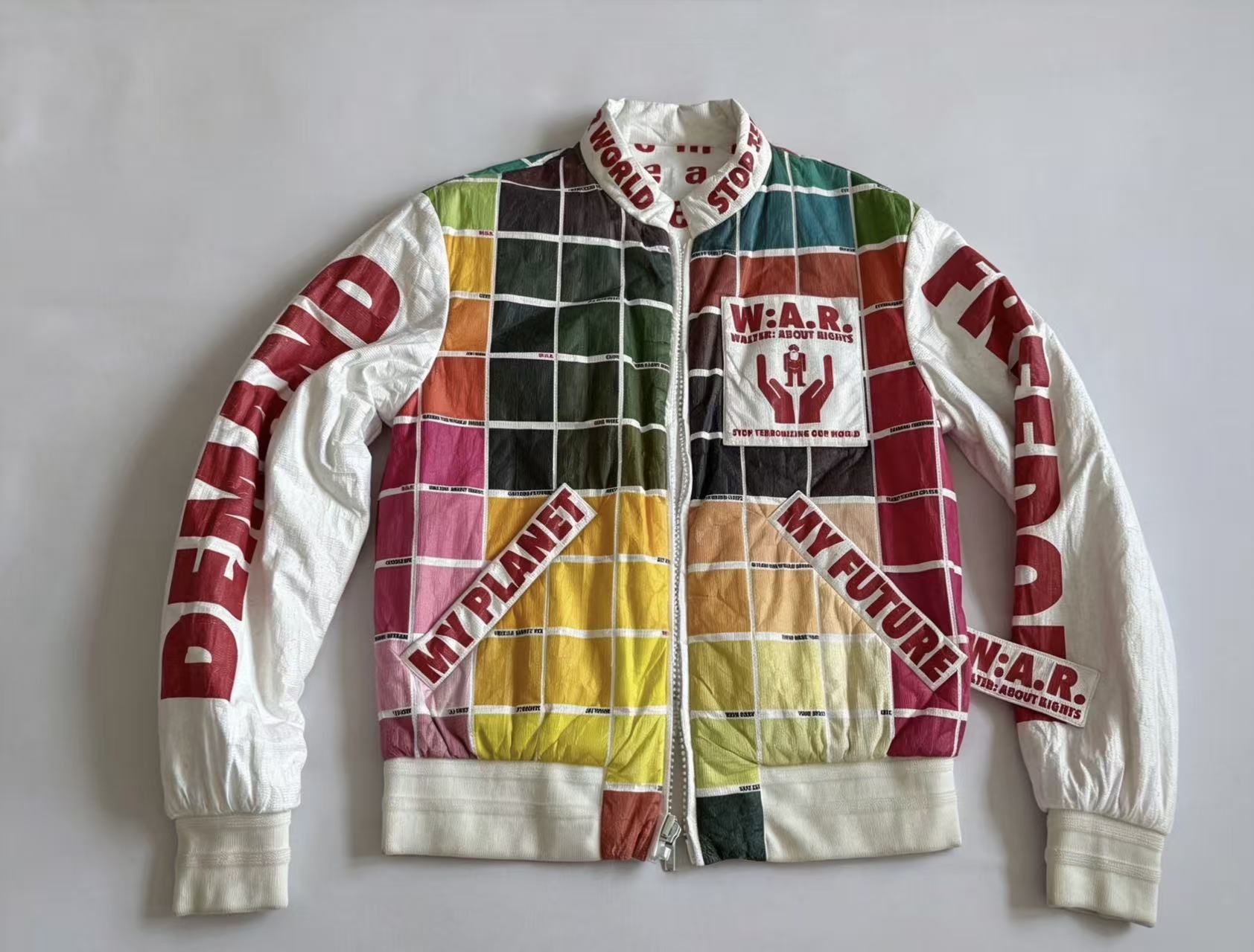 Walter Van Beirendonck 20FW W.A.R. Bomber Jacket