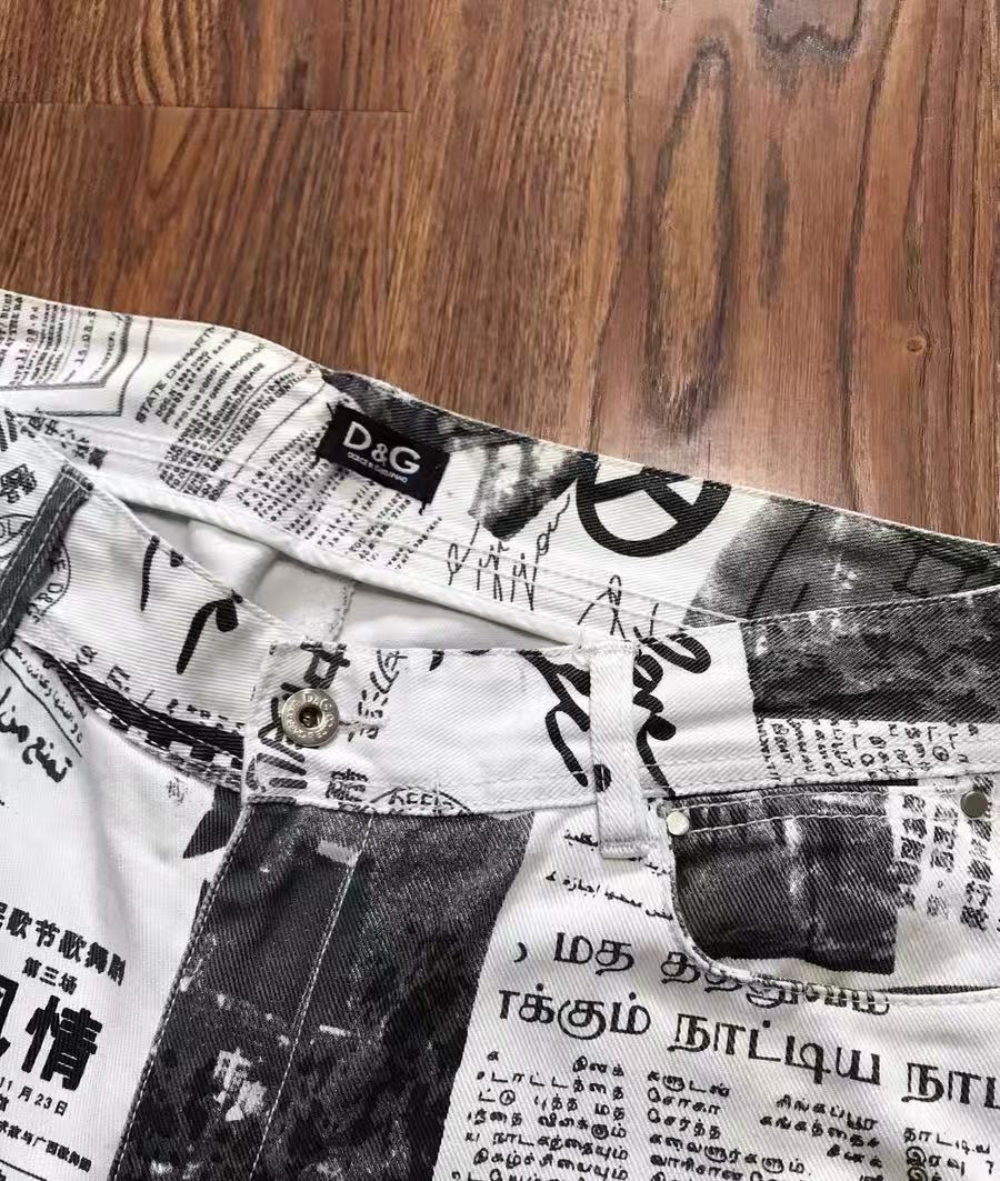 Dolce&Gabbana Poster print jeans