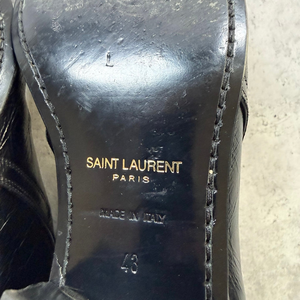 Saint Laurent 15FW D-ring Strap French Boots