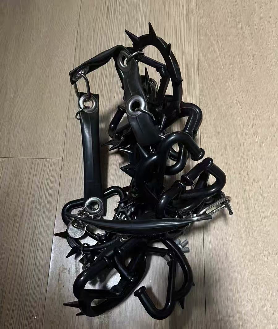 Comme des Garcons Homme Plus 19AW PVC&Rubber Spike Knuckle Necklace