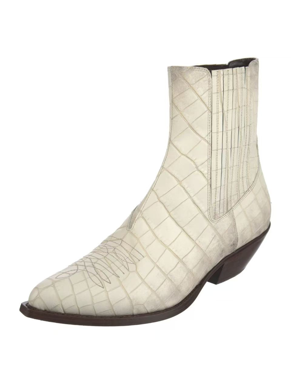 Celine 24SS Leather Western Boots