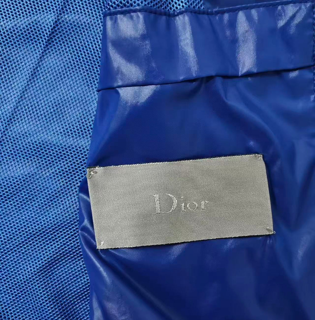 Dior Homme SS09 Blue Nylon Teddy Jacket By KVA