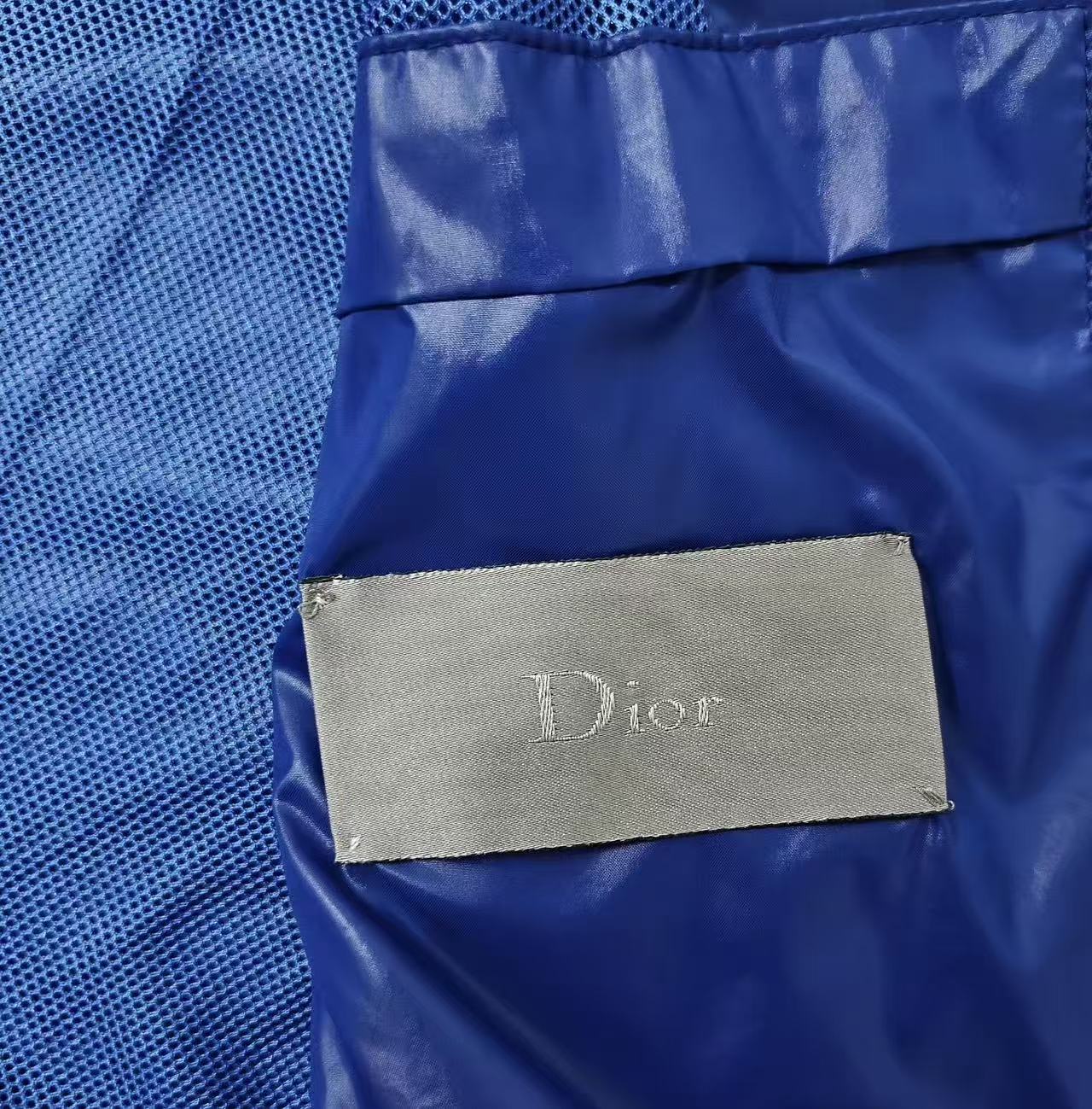 Dior Homme SS09 Blue Nylon Teddy Jacket By KVA